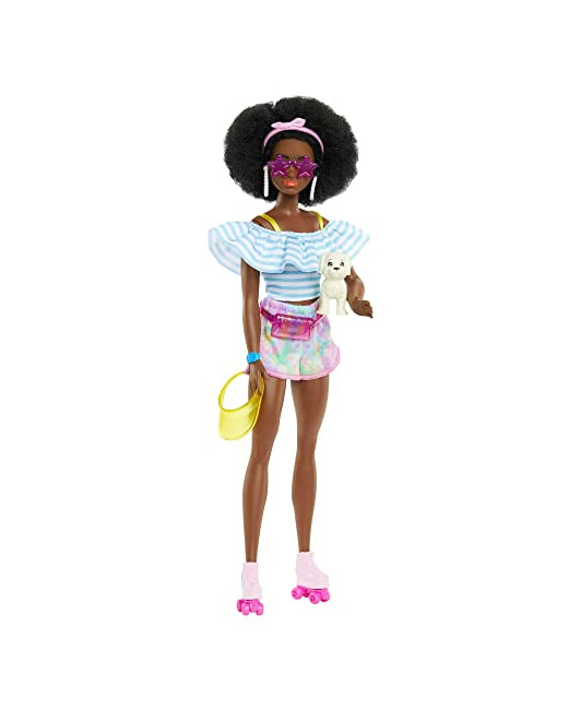 Poupée Barbie Day & Play - Rollers Tendance