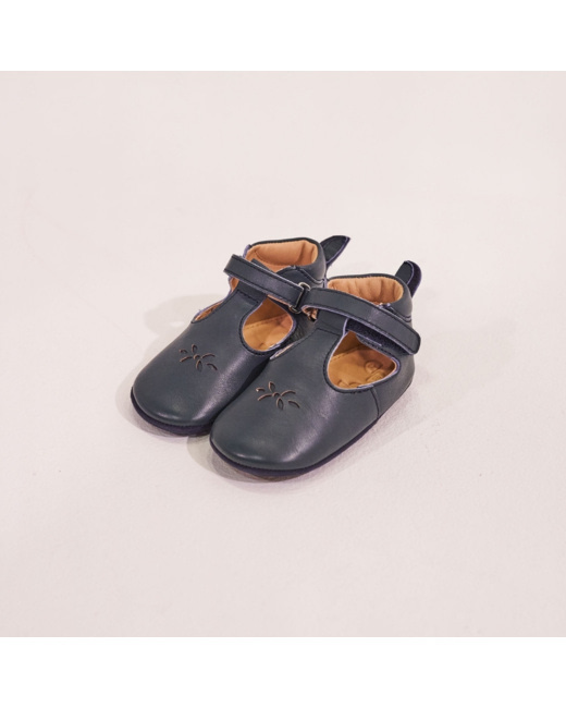Chaussons en cuir bébé Ange