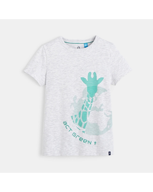 T-shirt à motif vert garçon