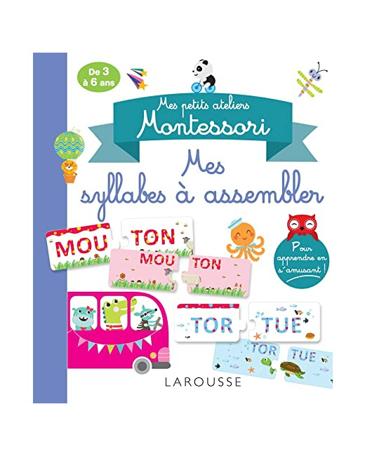 Mes petits ateliers Montessori Mes syllabes à assembler