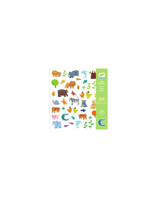 Kit créatif 160 stickers animaux
