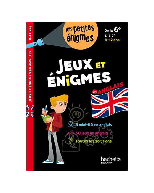 Jeux et énigmes en anglais De la 6e à la 5e - Cahier de vacances 2023