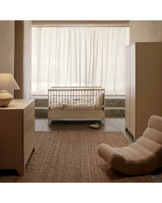 Chambre Trio Tsugi Lit bébé + Commode + Armoire