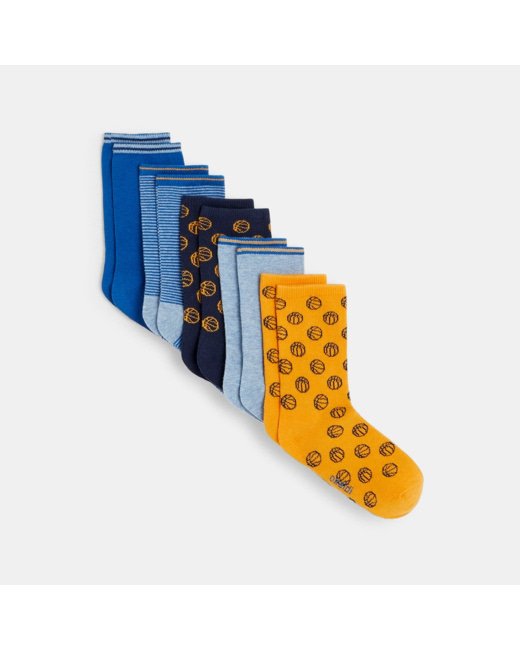 Chaussettes originales (lot de 5) jaunes garçon