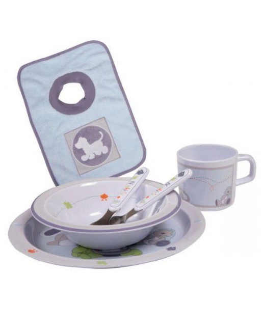 SET REPAS 6 PIECES ARTHUR ET MERLIN