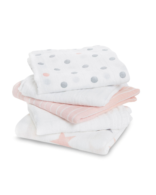 Pack de 5 langes musy en mousseline 