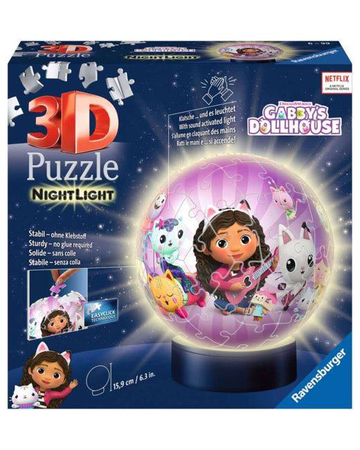 Puzzle Gabby's Dollhouse illuminé - de 6 ans