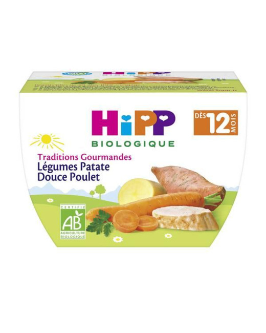 Légumes Patate Douce Poulet - dès 12 mois
