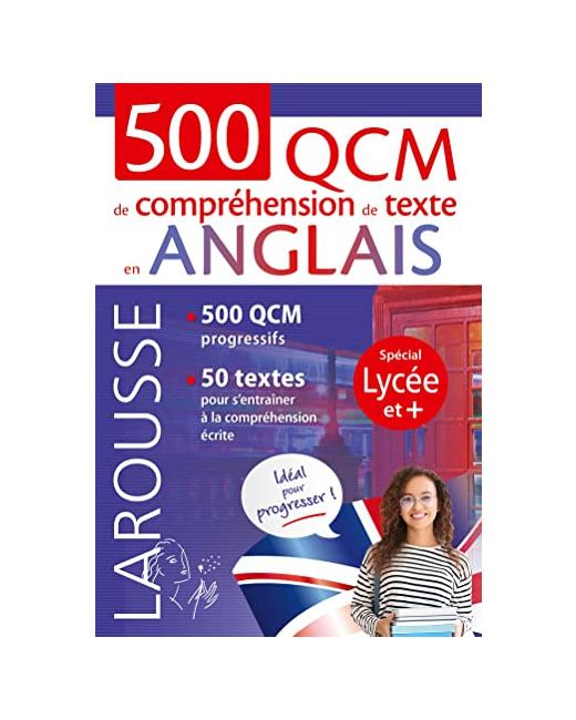 500 QCM de compréhension de texte en anglais