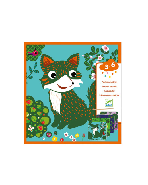 Cartes à gratter Petites bêtes