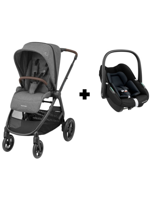 Poussette Duo Street + Siège auto Pebble s i-Size