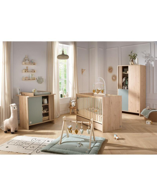 Chambre Trio Lit Commode 1p Armoire 2p Tokyo