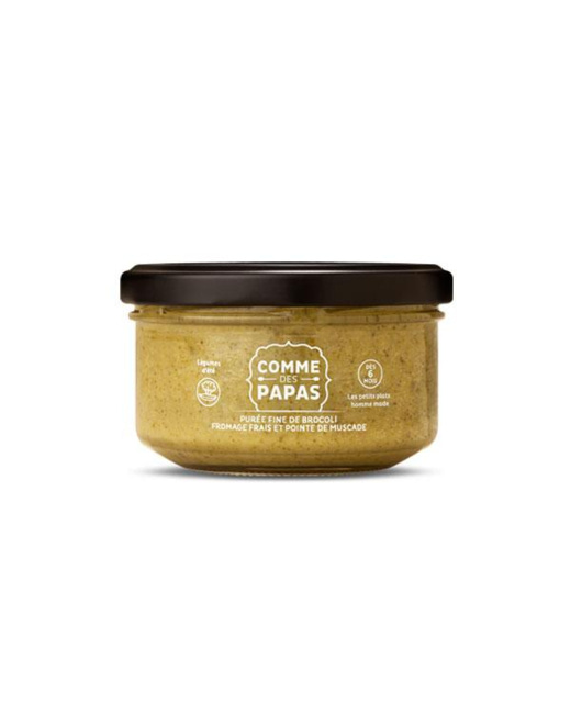 Purée fine de brocoli, fromage frais