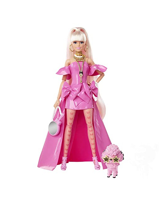 Barbie - Poupée Extra Chic - Robe rose