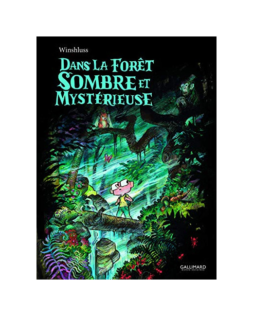 Livre Dans La Forêt Sombre Et Mystérieuse