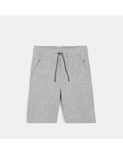 Bermuda en coton gris garçon