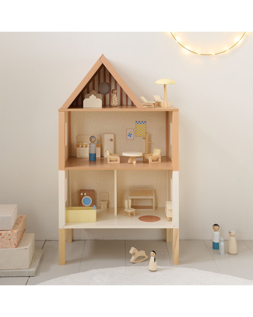 Maison de poupées en bois Miel