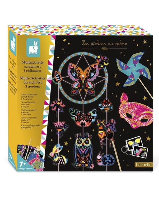 Coffret multi-activités Scratch Art