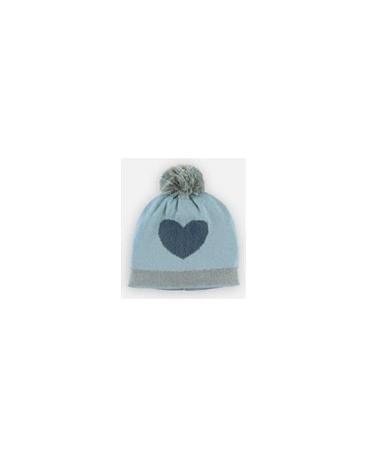 Bonnet en tricot coeur