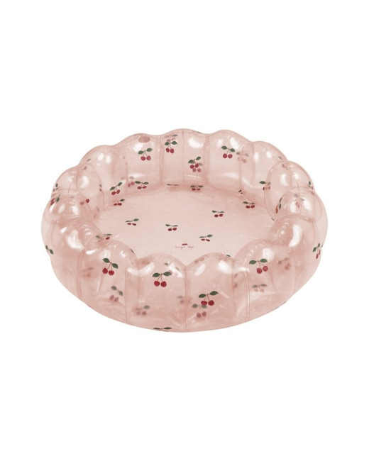 Petite piscine gonflable coquillage transparente