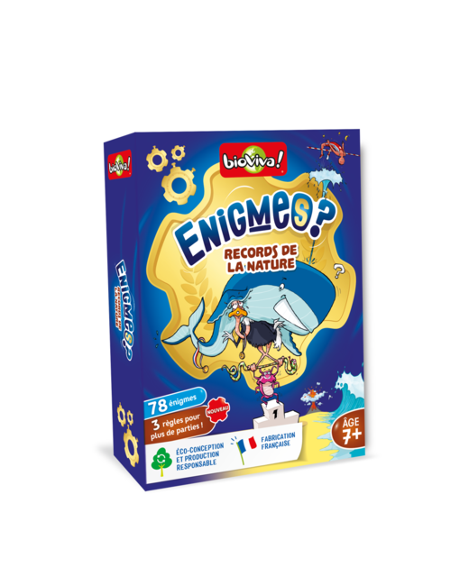 Jeu éducatif Enigmes - Records de la Nature