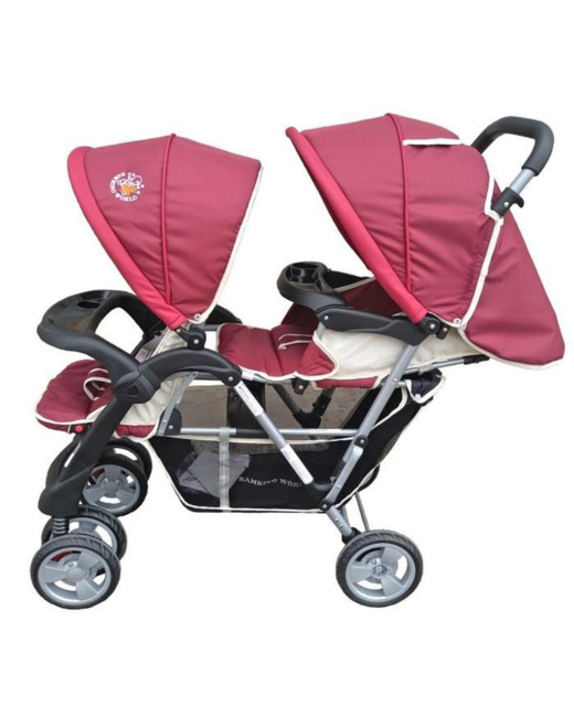 Poussette double sport top design