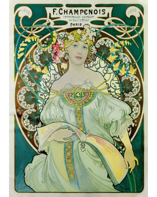 Puzzle Mucha - Daydream, 1897
