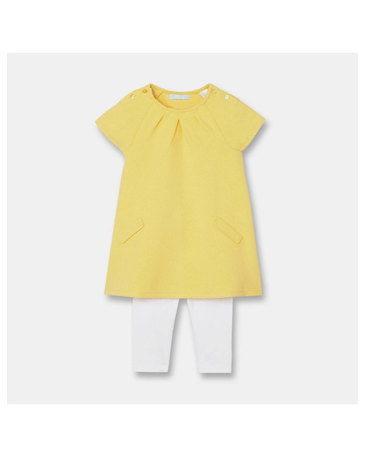 Robe maille côtelée + leggings