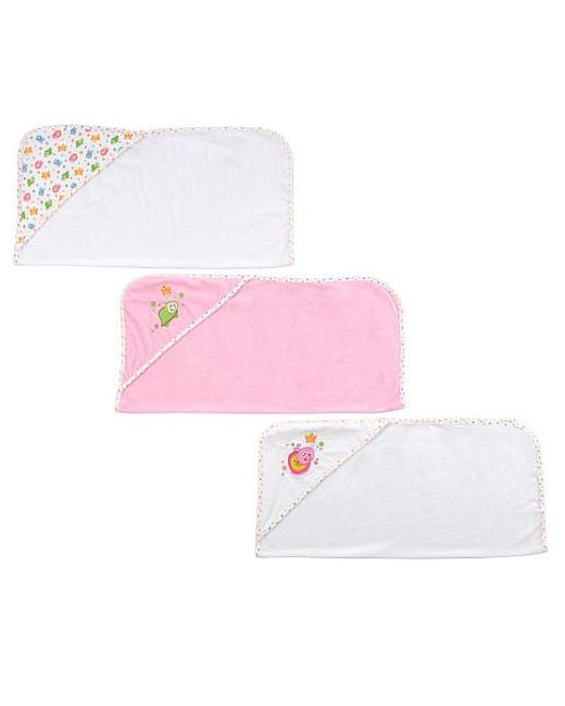 Lot de 3 capes de bain