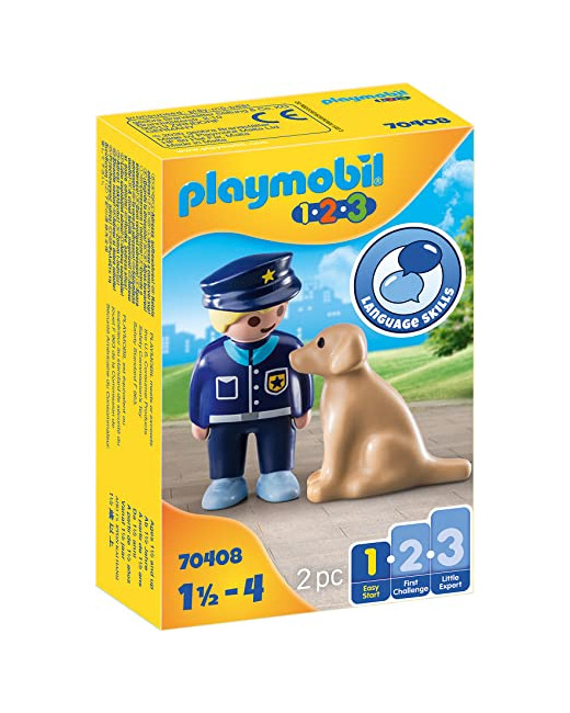 Playmobil 1.2.3 - Policier avec chien