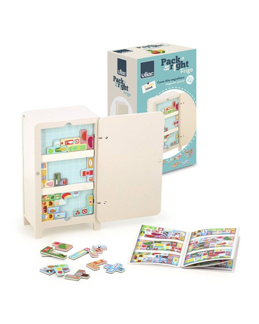 Jeu de logique en bois Le frigo