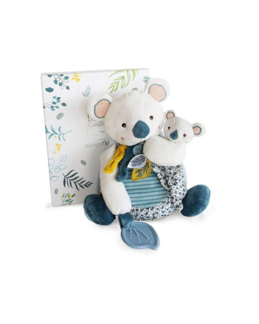 Doudou Yoca le koala avec anneau de dentition - taille 25 cm