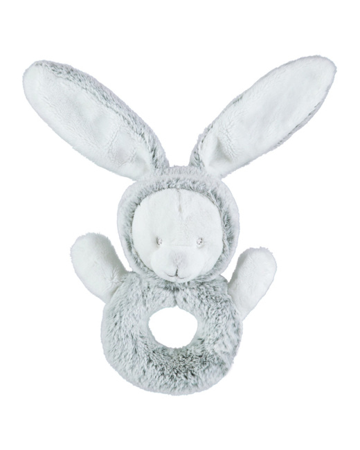 Hochet en sherpa forme lapin
