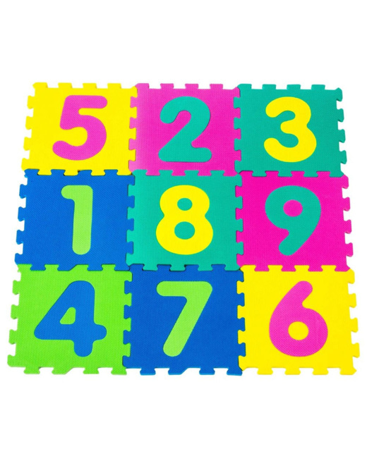 Tapis d'éveil marelle 10 dalles