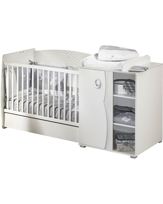 Lit bébé chambre transformable 60 x 120 Nevada