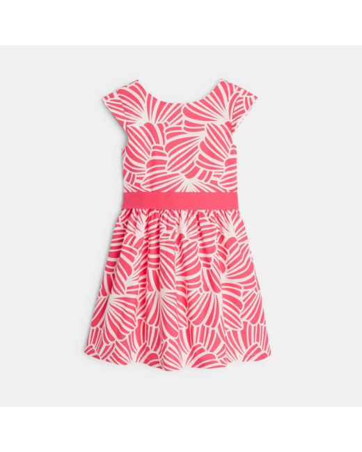 Robe chic imprimée rose fille