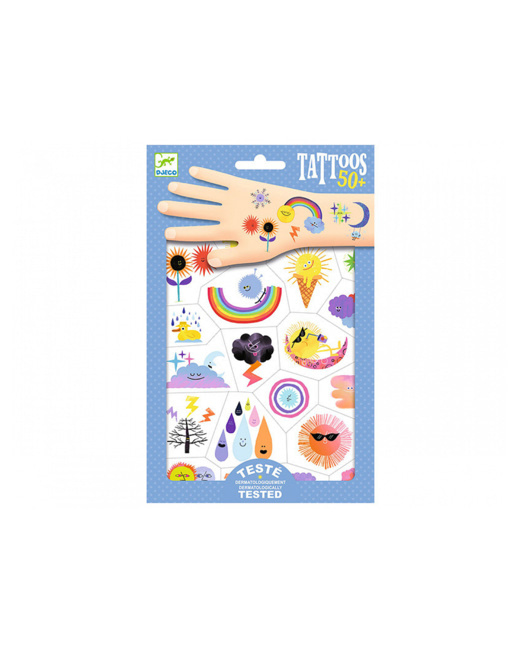 Tatouages émojis meteo FSC