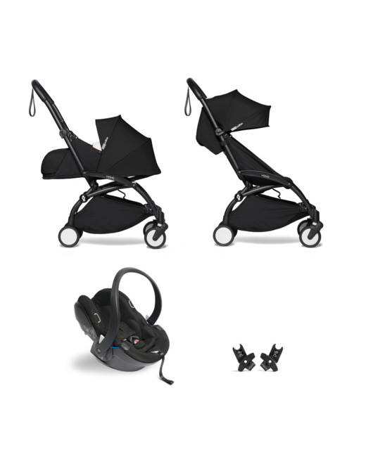 Pack Poussette Trio Yoyo 2 Complet Pack 0+ Et 6+ + Siège Auto Yoyo Car Seat By Besafe