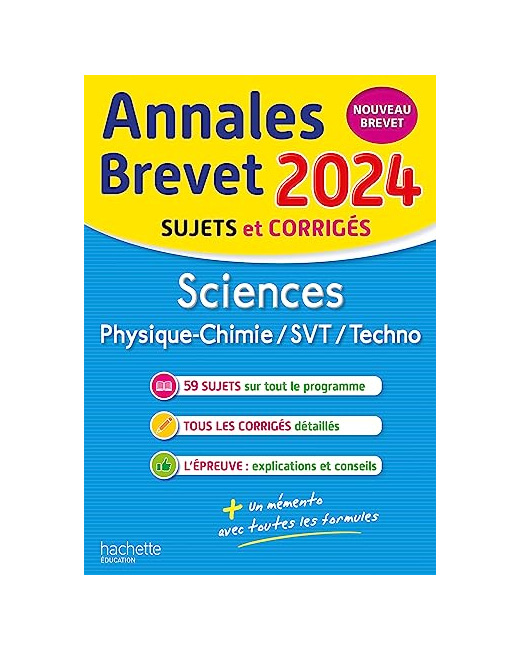 Annales BREVET 2024 - Sciences