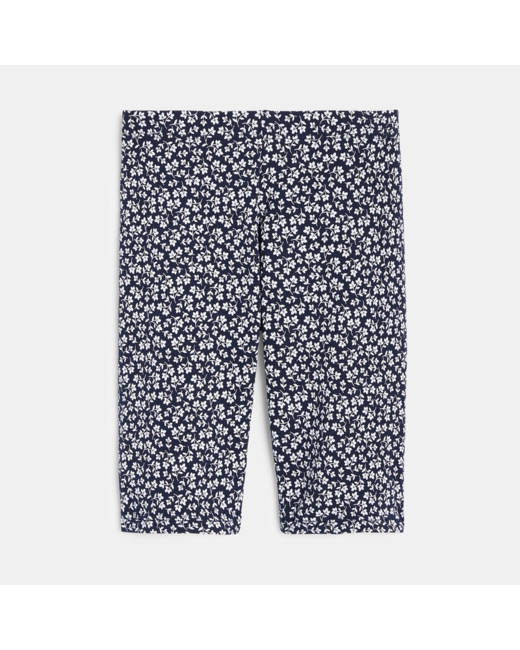 Leggings cyclistes imprimés bleu fille