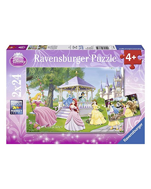Puzzle - Princesses magiques - 2x24 pièces
