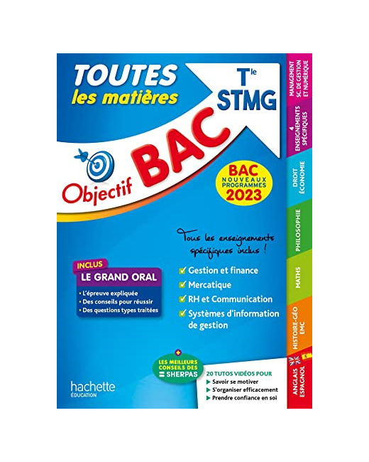 Objectif Bac 2023 - Term STMG Toutes les matières