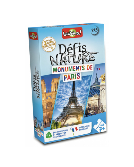Jeu éducatif Défis nature Monuments de Paris