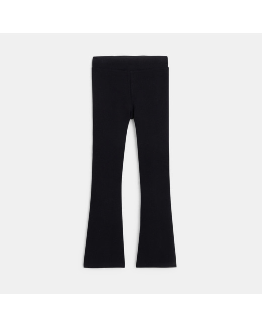 Legging coupe trompette noir fille