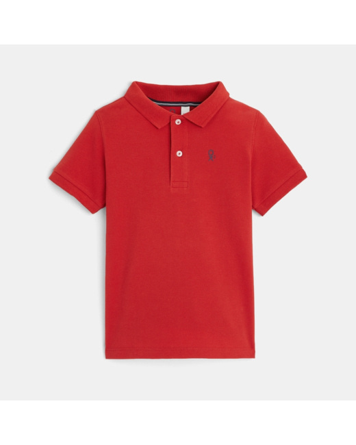Polo classique rouge garçon