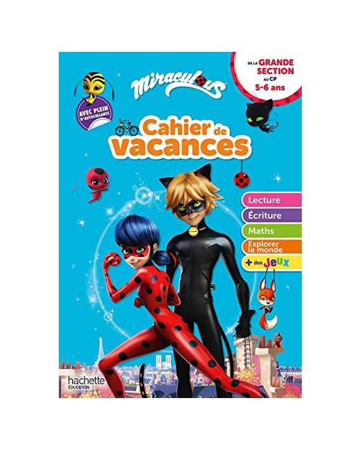 Miraculous - De la Grande Section au CP - Cahier de vacances 2023