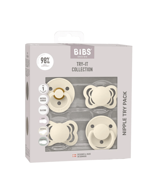 Lot de 4 sucettes TRY-IT Collection