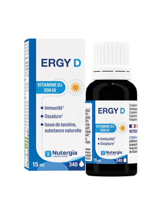 Ergy D Vitamine D3 200 UI 15ml