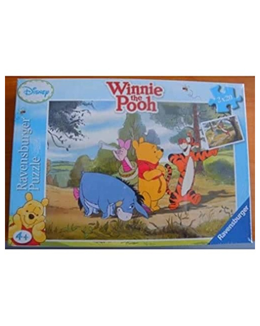 Puzzle - Promenade entre amis / Winnie - 2x20 pièces