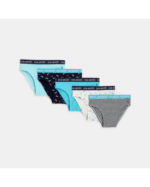 Slip en jersey de coton (lot de 5) garçon